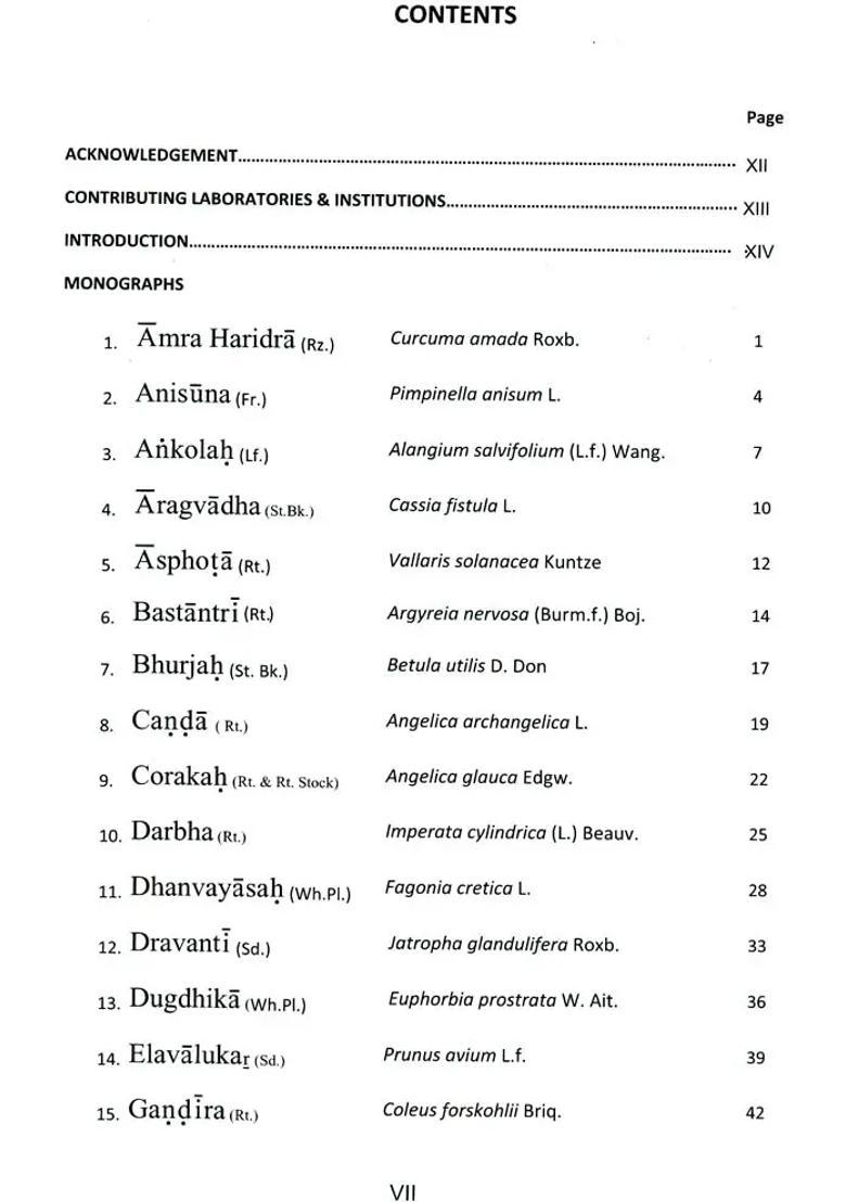 Macroscopic Microscopic Atlas of Pharmacopoeial drugs Ayurvedic Pharmacopoeia of India (PDH-75 Part-I Vol- V) - Indya
