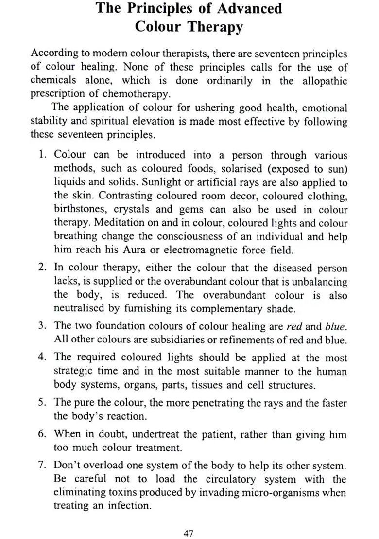 Colour Therapy - Miracle of Sun Rays - Indya