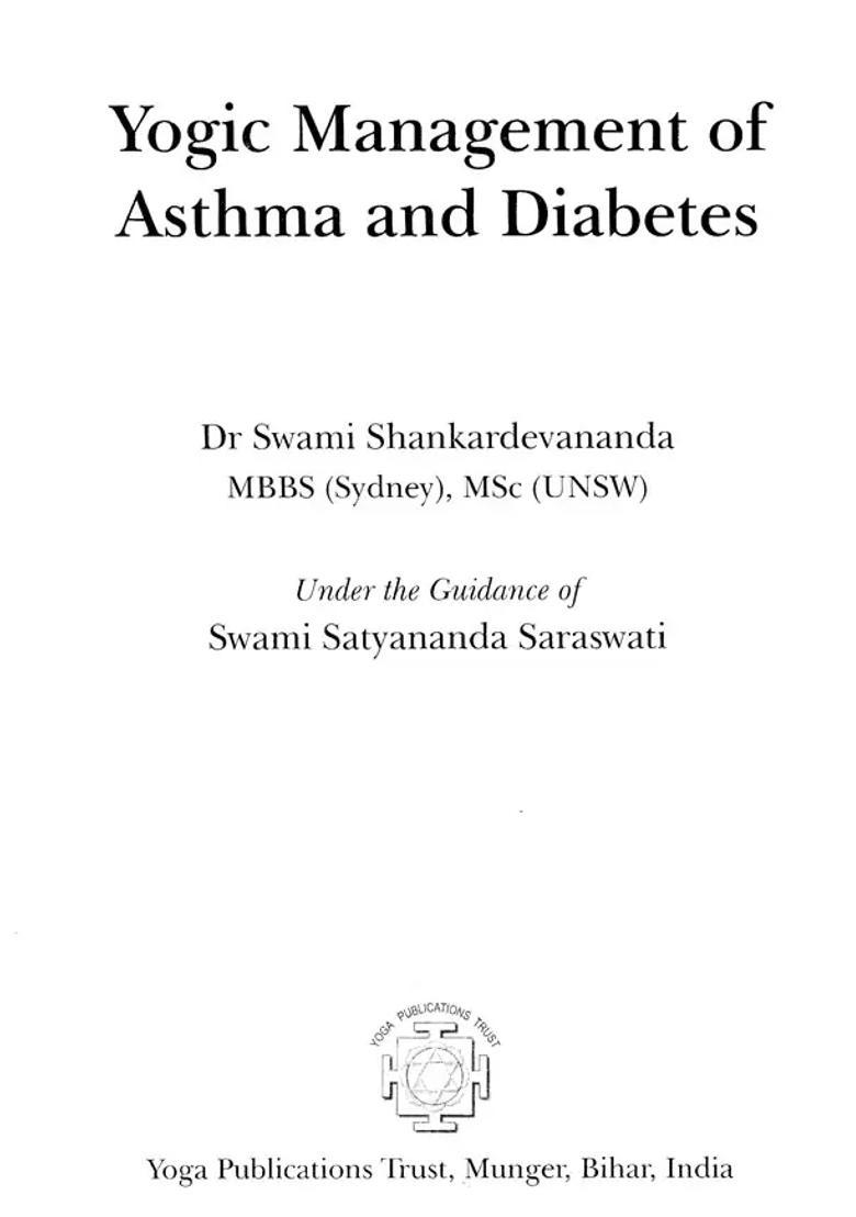 Yogic Management of Asthma and Diabetes - Indya