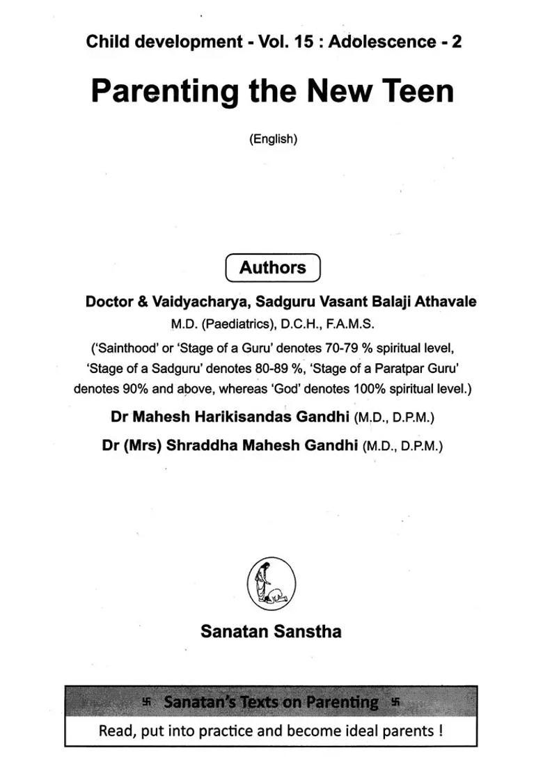 Parenting the New Teen Answers to Questions of Parents on Adolescents - Indya