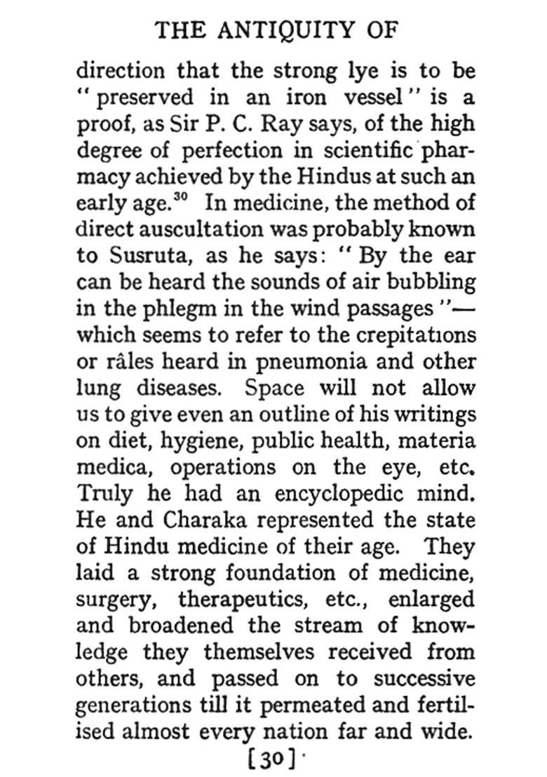 A Short Account of The Antiquity of Hindu Medicine - Indya