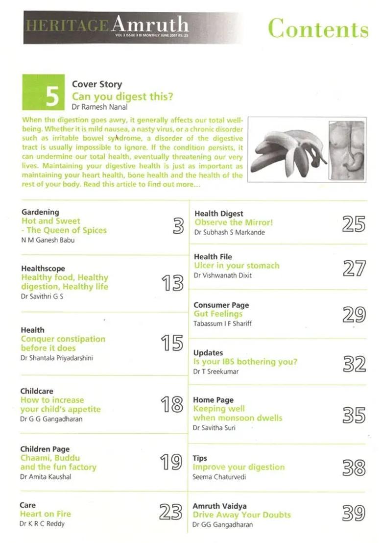 Heritage Amruth (Amruth for Digestive Disorders) - Indya