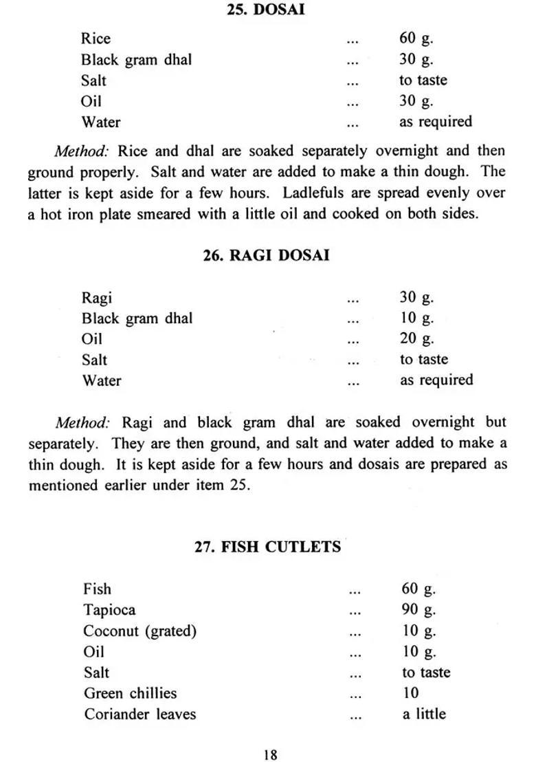 Menus for Low-Cost Balanced Diets and School Lunch Programmes (Suitable for South India) - Indya