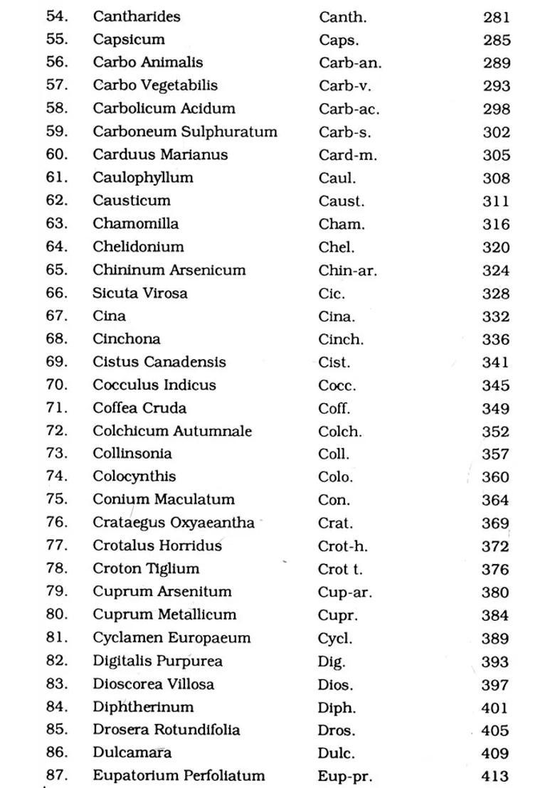 Systematic Materia Medica of Homeopathic Remedies - Indya