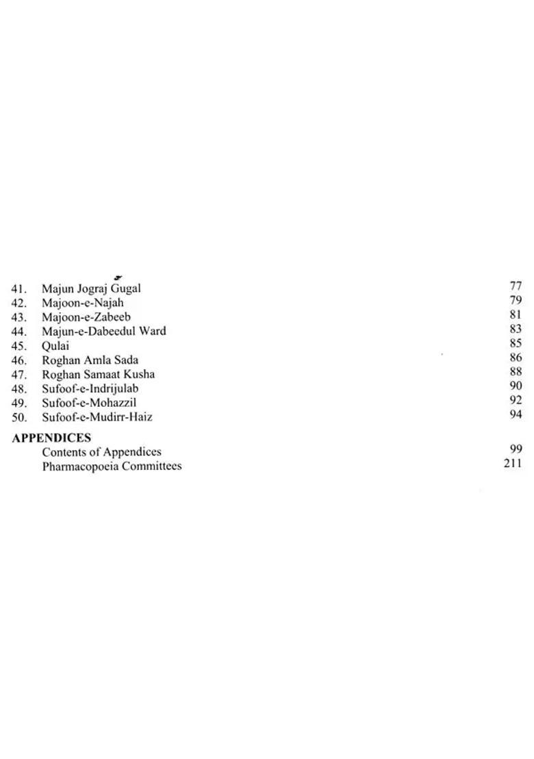 The Unani Pharmacopoeia of India- Formulations First Edition, Volume- lll, Part-ll - Indya
