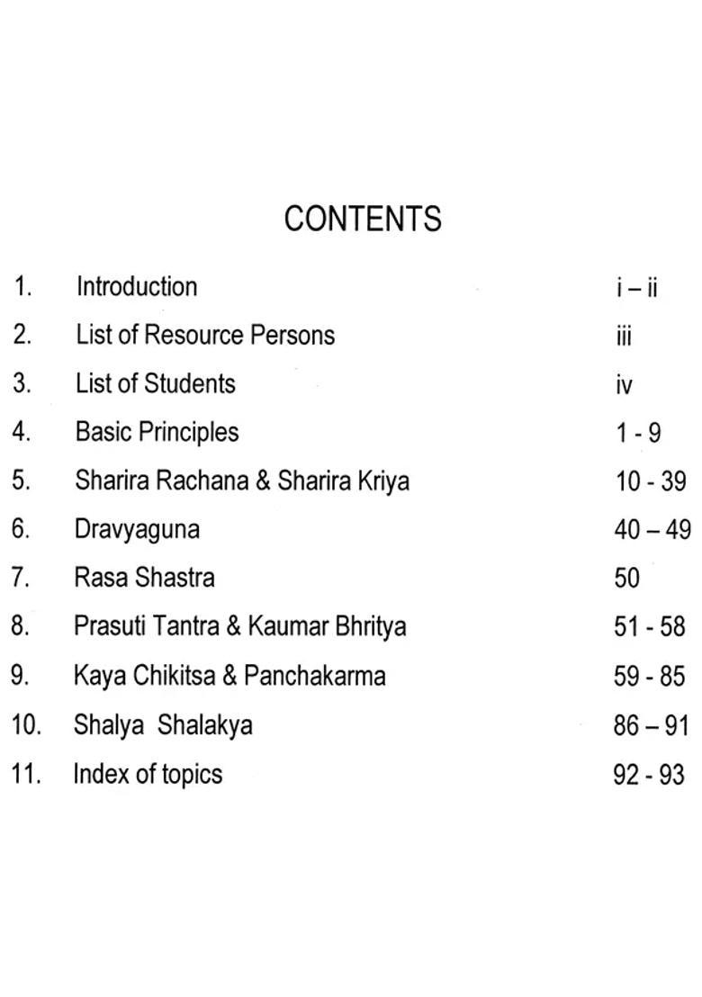 Interactive Workshop Between UG Students and Teachers of Ayurveda - Indya