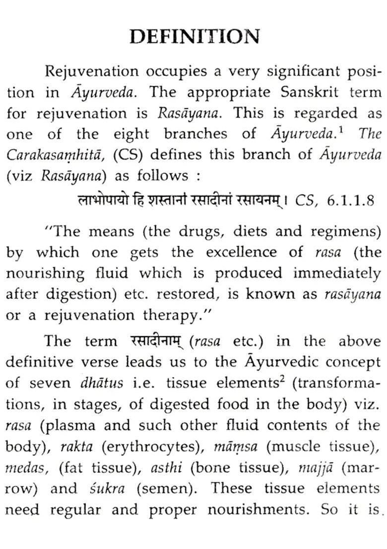 Rejuvenative Health Care in Ayurveda (An Old and Rare Book) - Indya