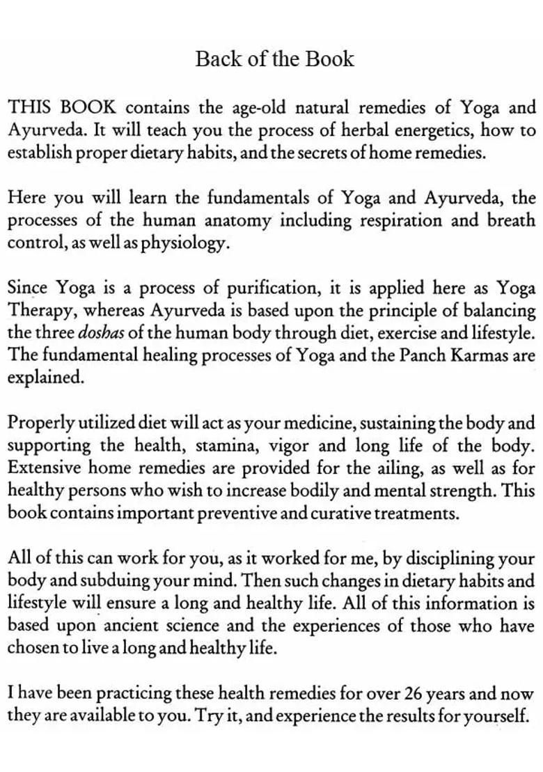 Fundamentals of Ayurveda Yoga Therapy - Indya