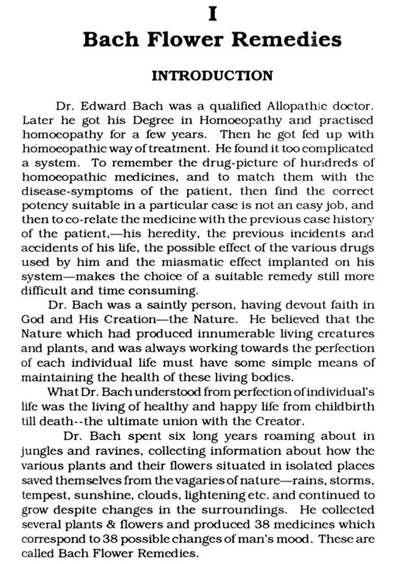 Bach Flower Remedies (A Comprehensive Study) - Indya