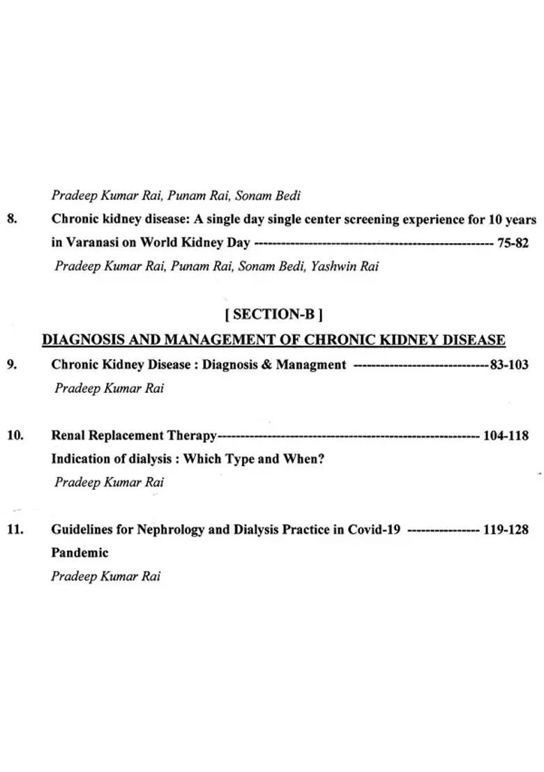 Chronic Kidney Disease Screening, Diagnosis Management - Indya