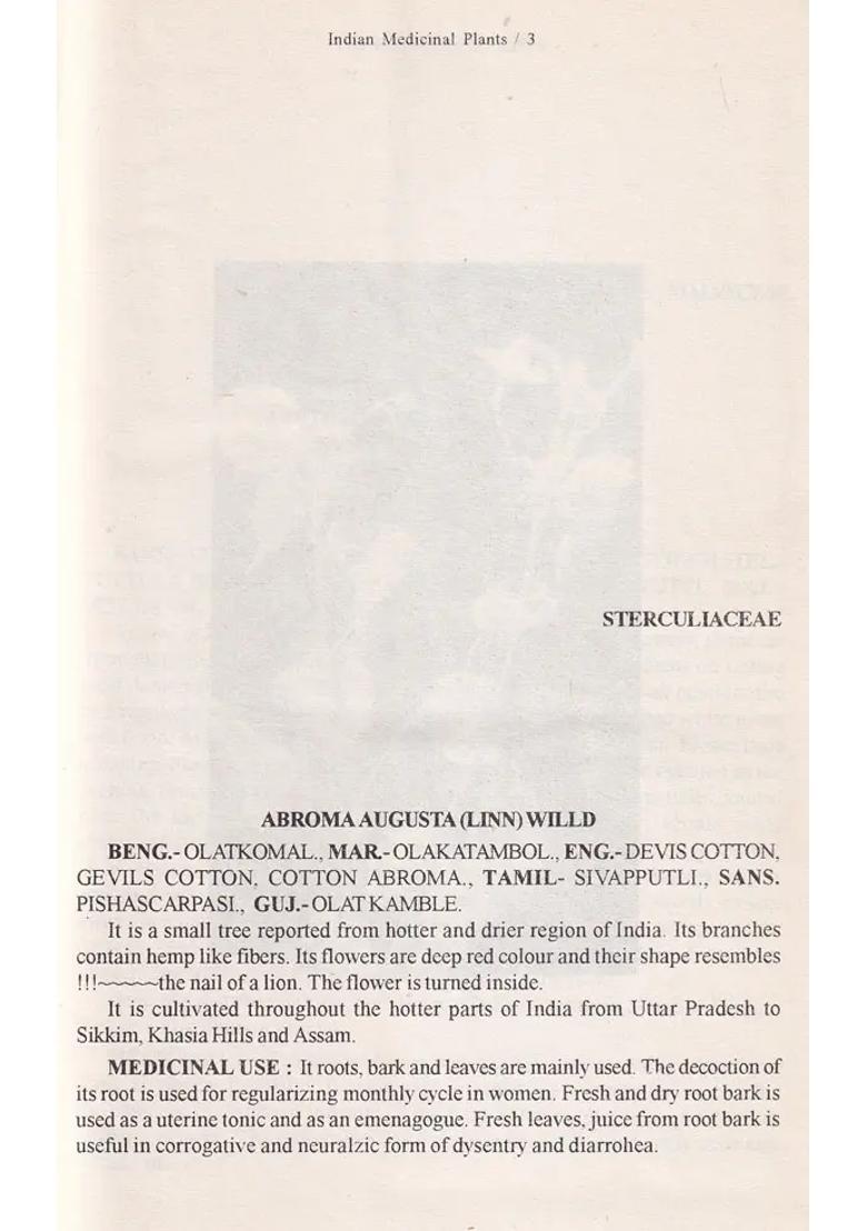 Indian Medicinal Plants (Volume-1) - Indya