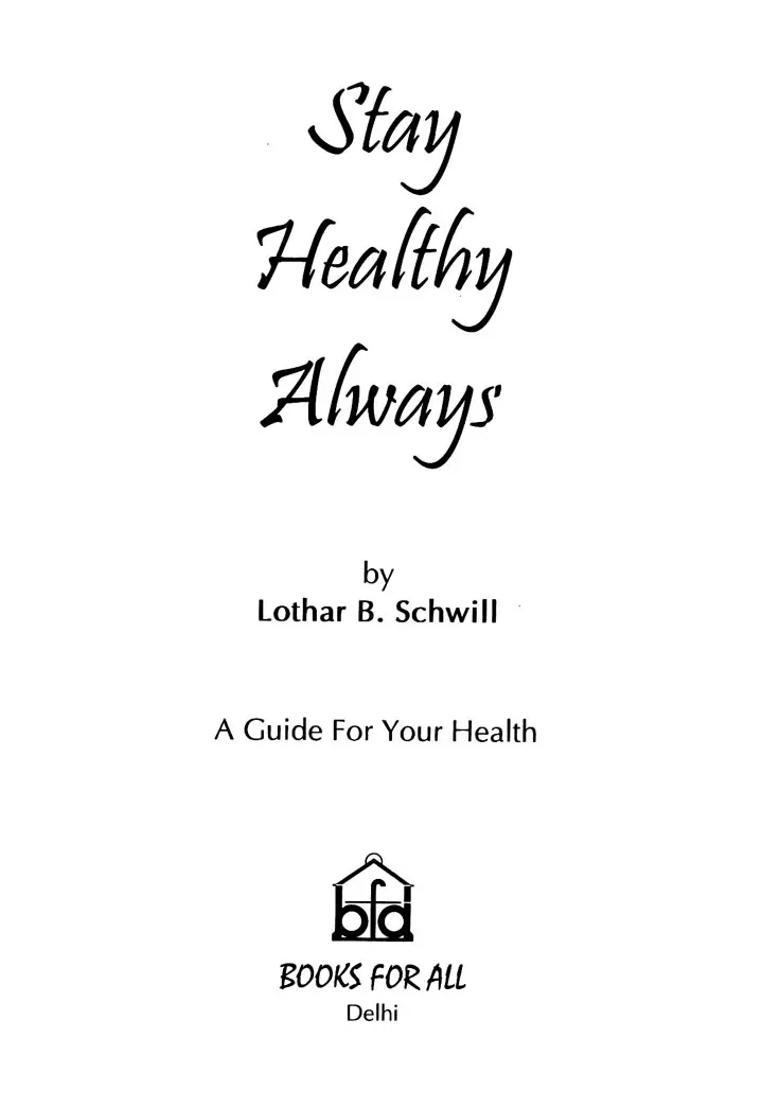 Stay Healthy Always - Indya