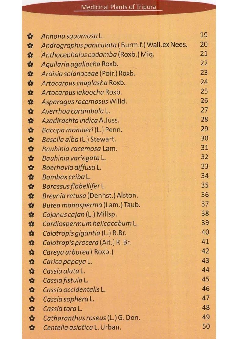 Medicinal Plants Of Tripura - Indya