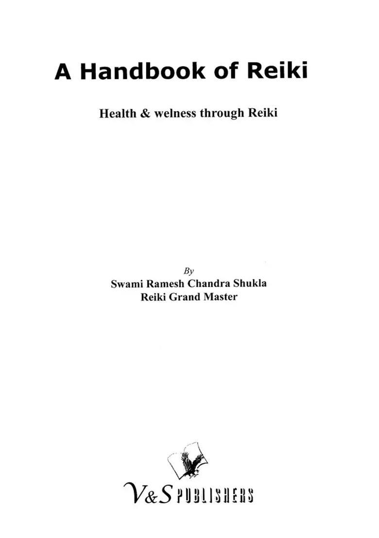 A Handbook of Reiki- Health Welness Through Reiki - Indya