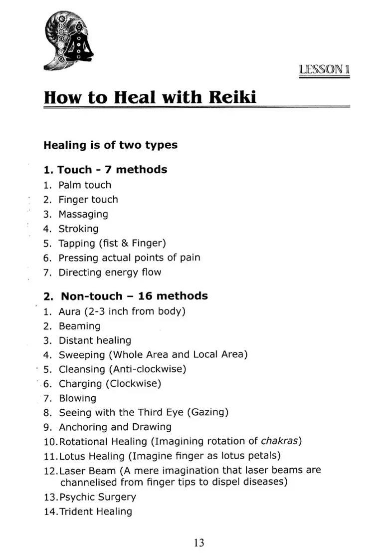 A Handbook of Reiki- Health Welness Through Reiki - Indya