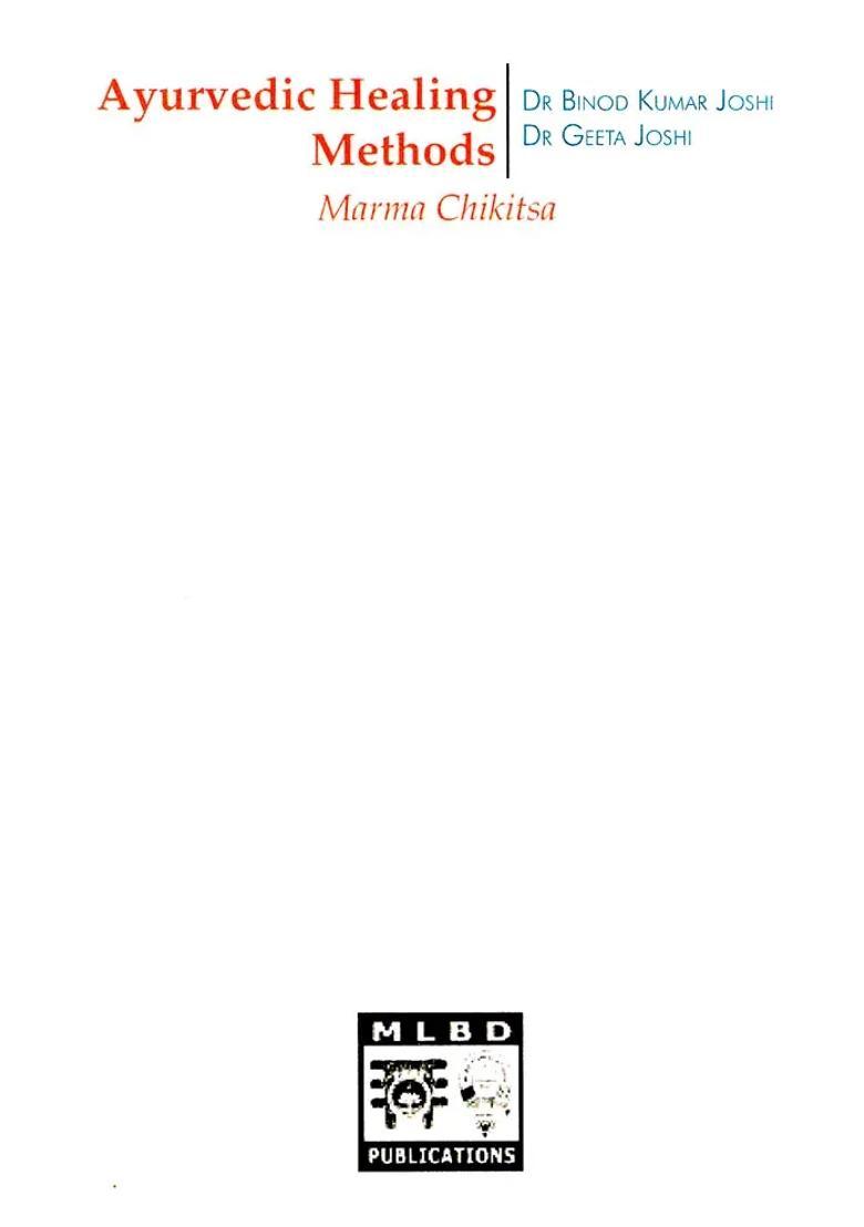 Ayurvedic Healing Methods Marma Chikitsa - Indya