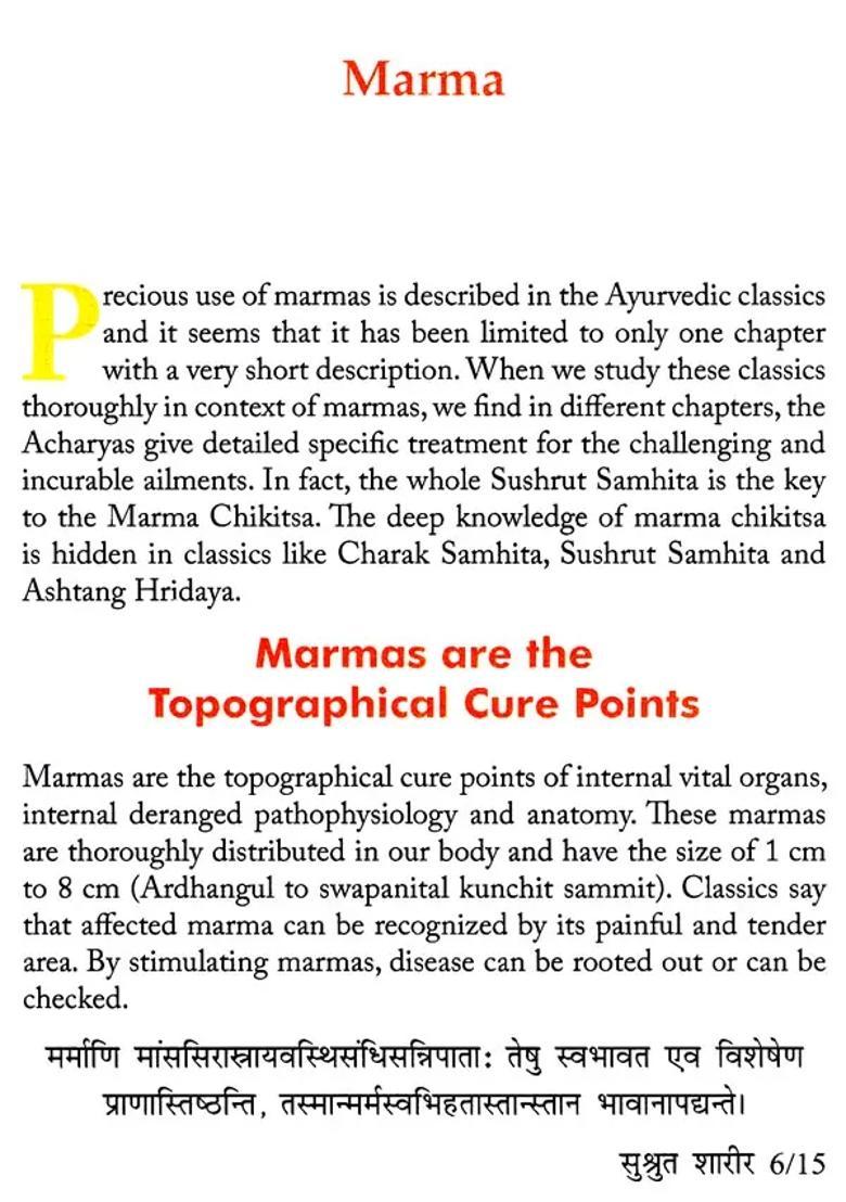 Ayurvedic Healing Methods Marma Chikitsa - Indya