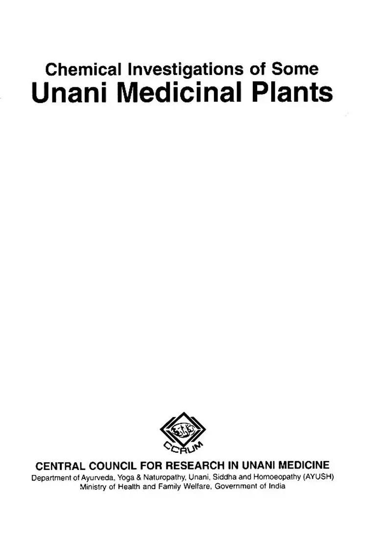 Chemical Investigations of Some Unani Medicinal Plants - Indya