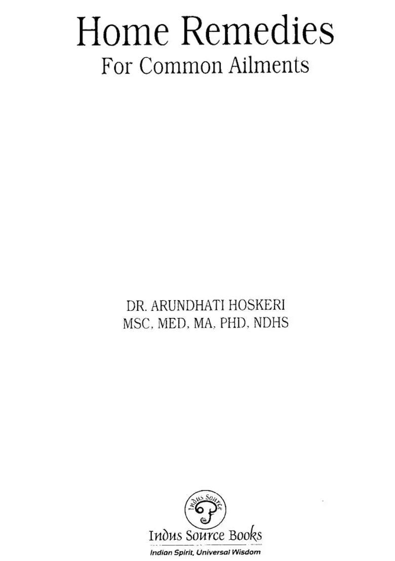 Home Remedies for Common Ailments (Effective Cures with Natural Ingredients) - Indya