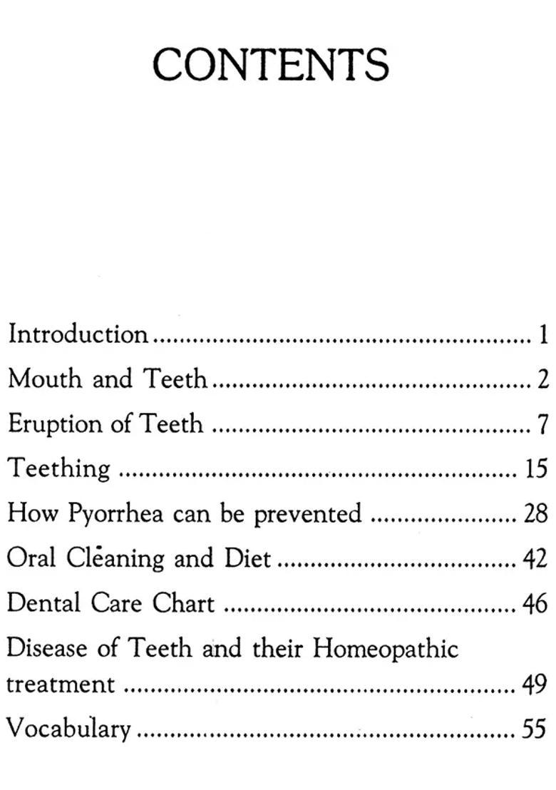 Dental (Diseases and Their Homeopathic Treatment) - Indya