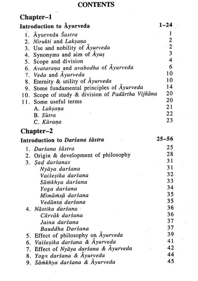 Padartha Vijnana- Basic Principles of Ayurveda - Indya