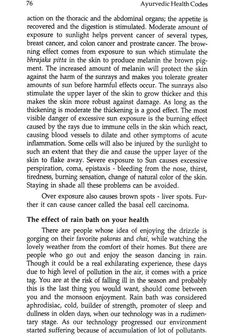 Ayurvedic Health Codes (The Natural Way For Better Health Care Today) - Indya