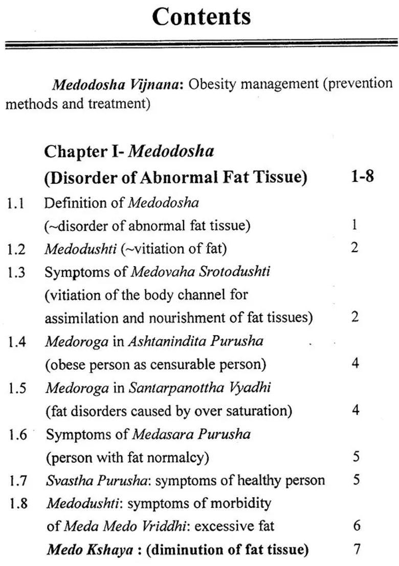 Medodas Vijnana Obesity Management (A Comprehensive Guide of Prevention and Treatment Methods of Fat-Lipid Disorders in Ayurveda Way) - Indya