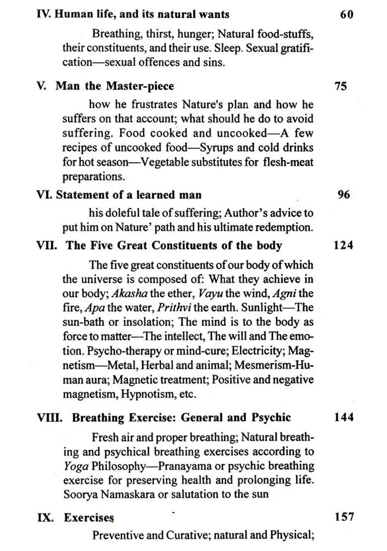 Naturopathy (The Art of Drugless Healing) - Indya