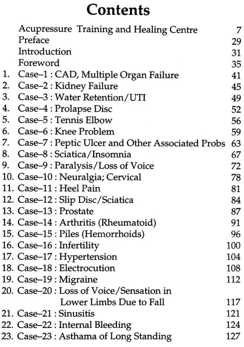 Handbook of Acupressure (50 Case Studies) - Indya