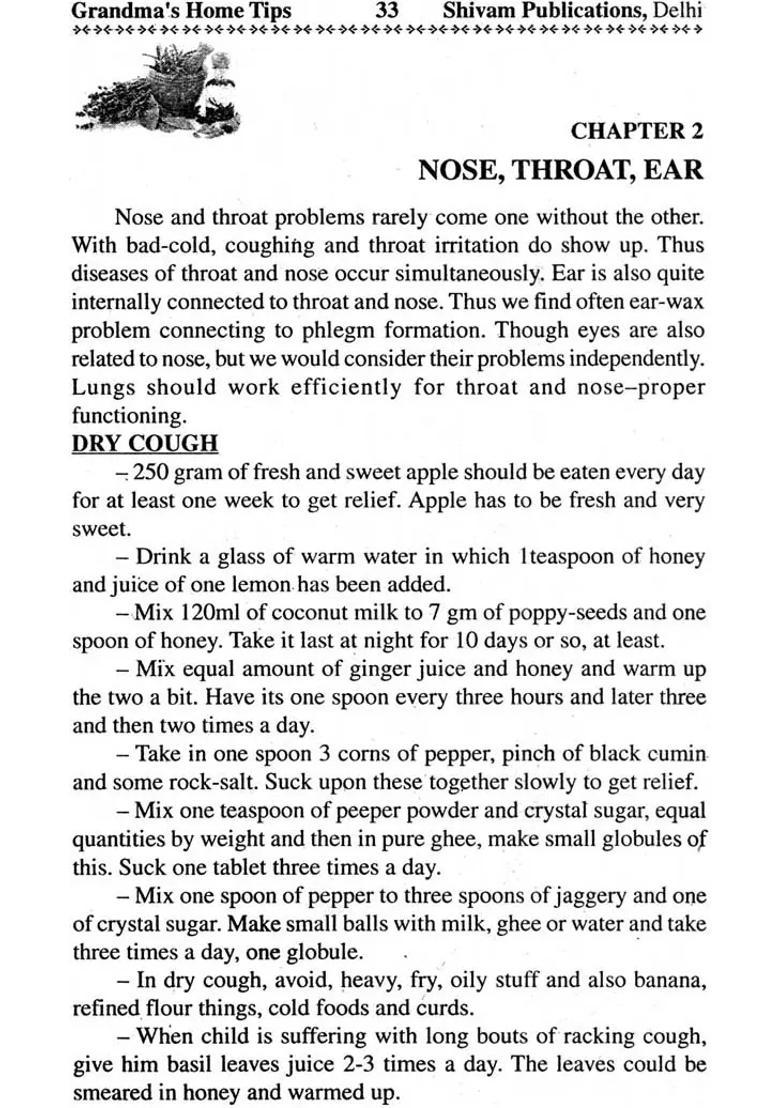 Grandmas Home Remedies Tips (Easy-Early Cure-Authentic and Original) - Indya