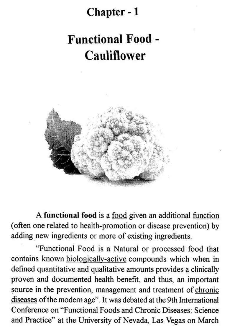 Functional Food (Cauliflower)- Poison Or Vegetable - Indya