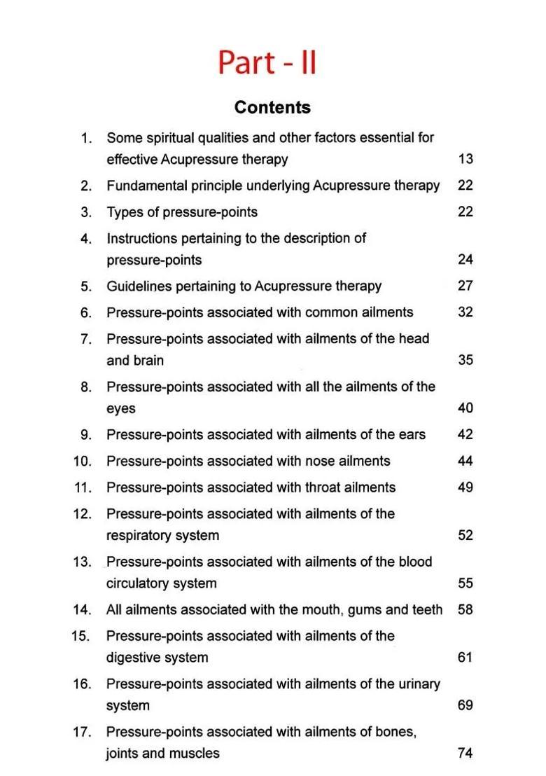 Accupressure Therapy for overcoming Physical, Psychological and Spiritual Distress (Introduction) and Common Ailments Set of 2 Vol - Indya