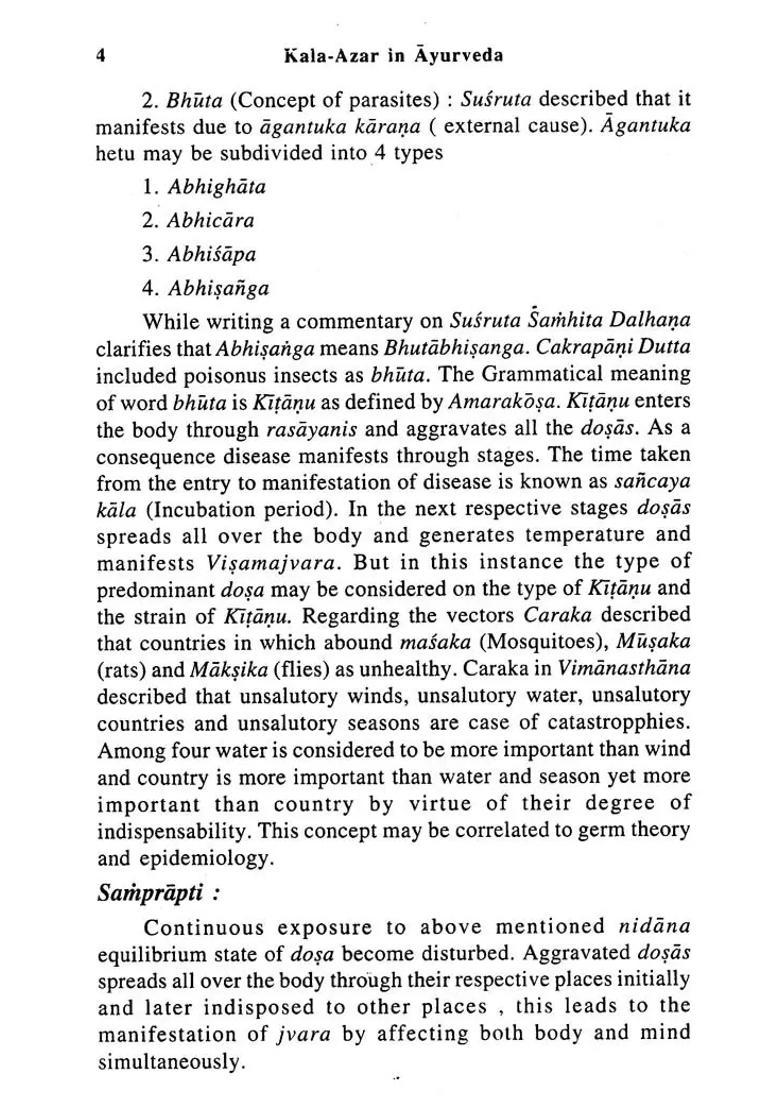 Kala- Azar in Ayurveda - Indya
