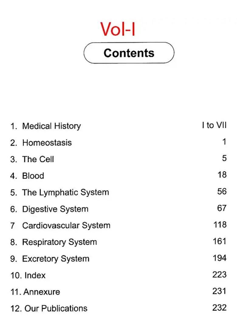 The Fundamentals of Human Physiology- For Medical Paramedical Students (Set of 2 Volumes) - Indya
