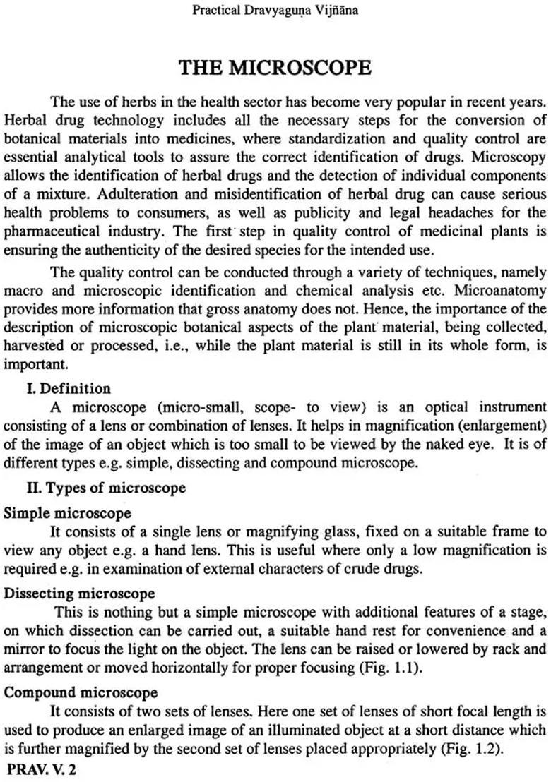 Practical Dravyaguna Vijnana (A Practical Mannual for the Dravyaguna Students) - Indya