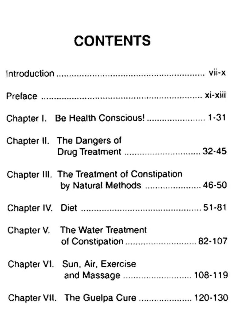 Constipation- Its Prevention and Natural Cure - Indya
