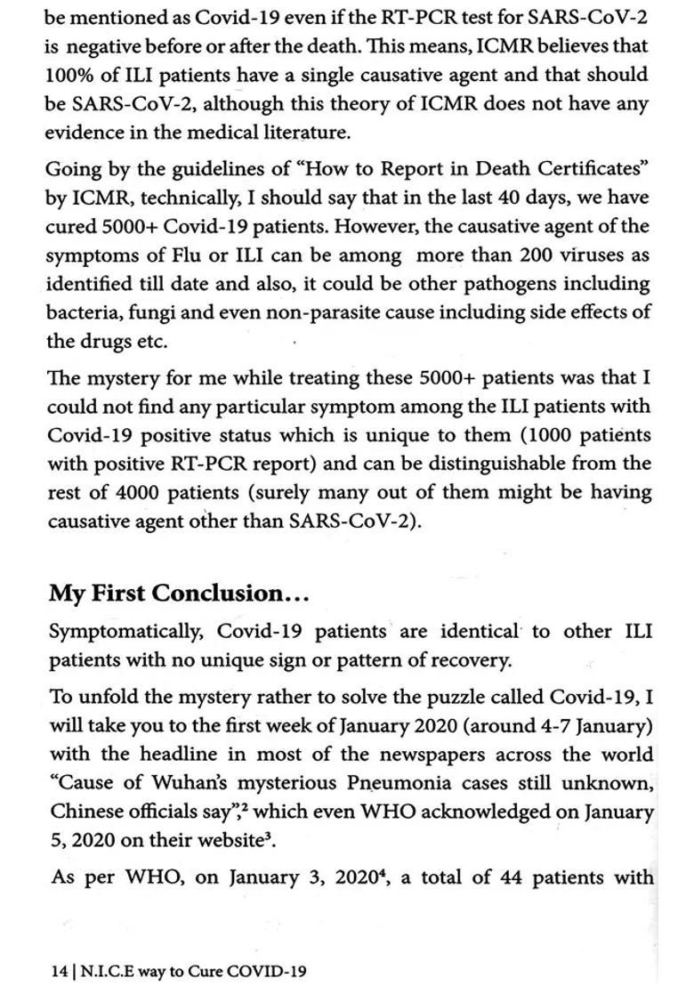 NICE Way to Cure Covid-19 - 5000 patients Cured With Zero MedicineMoneyMortality - Indya