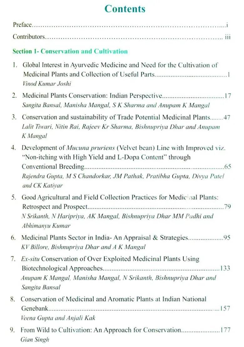 Conservation, Cultivation and Exploration of Therapeutic potential of Medicinal Plants - Indya