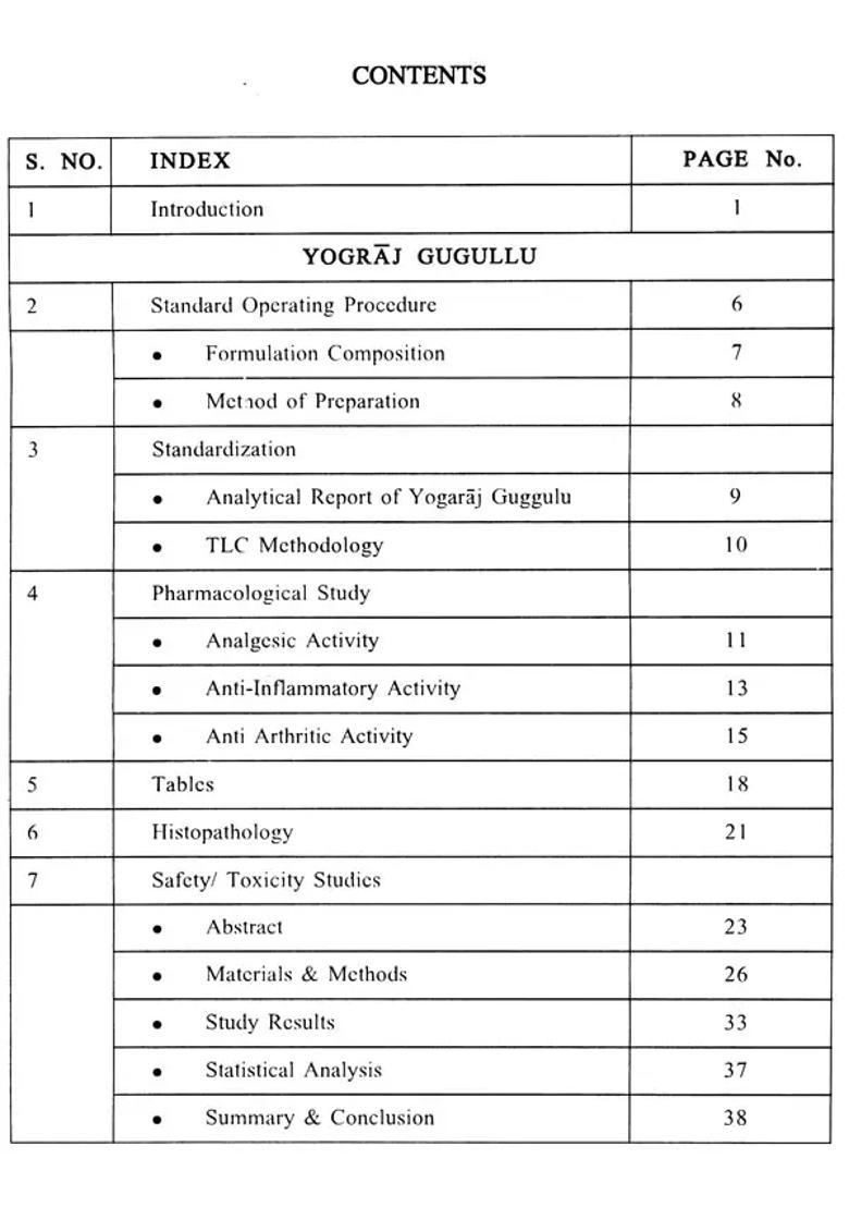 Report of Pharmacological Profile and SafetyToxicity of Yograj Guggulu and Mahanarayana Taila (Classical Formulations) - Indya