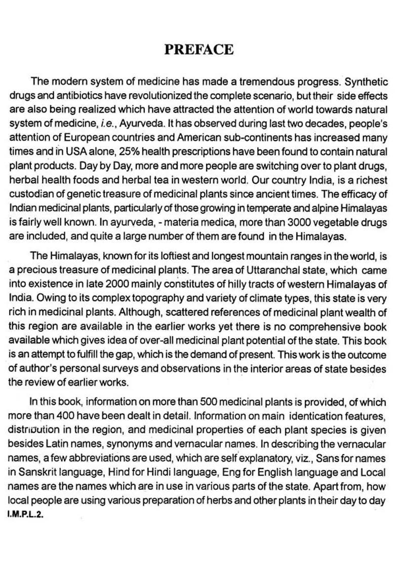 Medicinal Plants of Uttaranchal State (With 84 Coloured Photographs and 7 Maps) - Indya