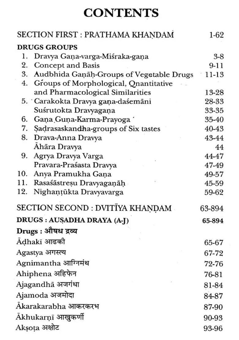 Dravyaguna Vijnana (Vol-I) - Indya