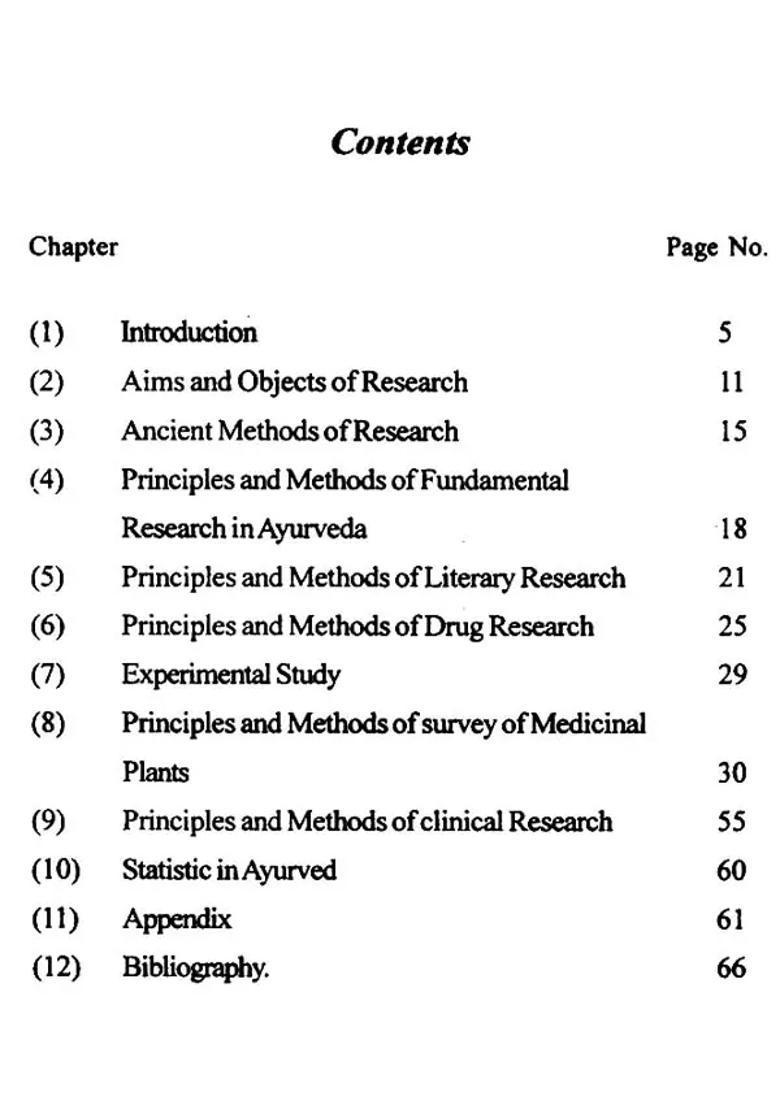 Research Methodology (At a Glance for Ayurvedic Scholar) - Indya