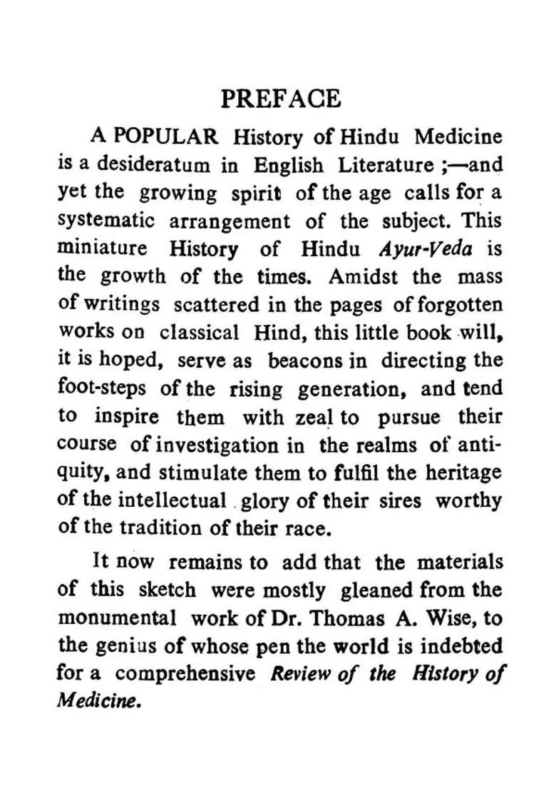 Ayurveda or the Hindu System of Medical Science (Prepared by Some Unknown Indian Scholar, the Life Member of the Society for the Resuscitation of Indian Literature of Calcutta) - Indya