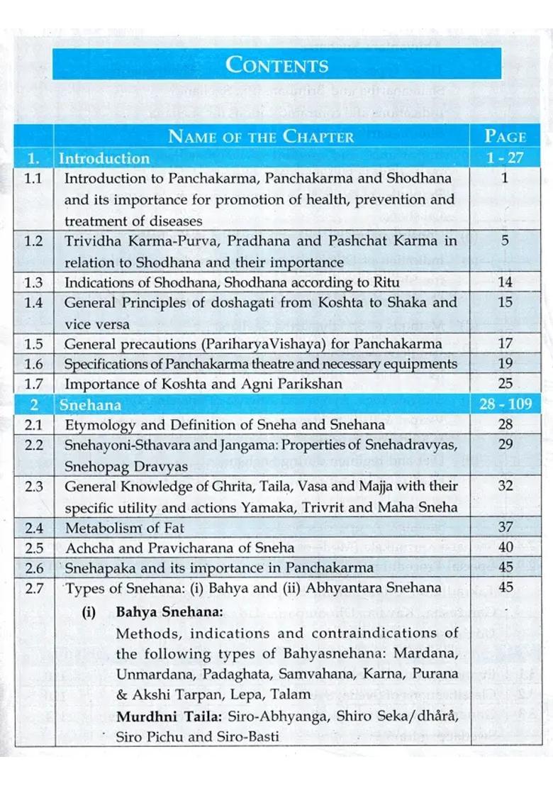 Text Book of Panchakarma - Indya