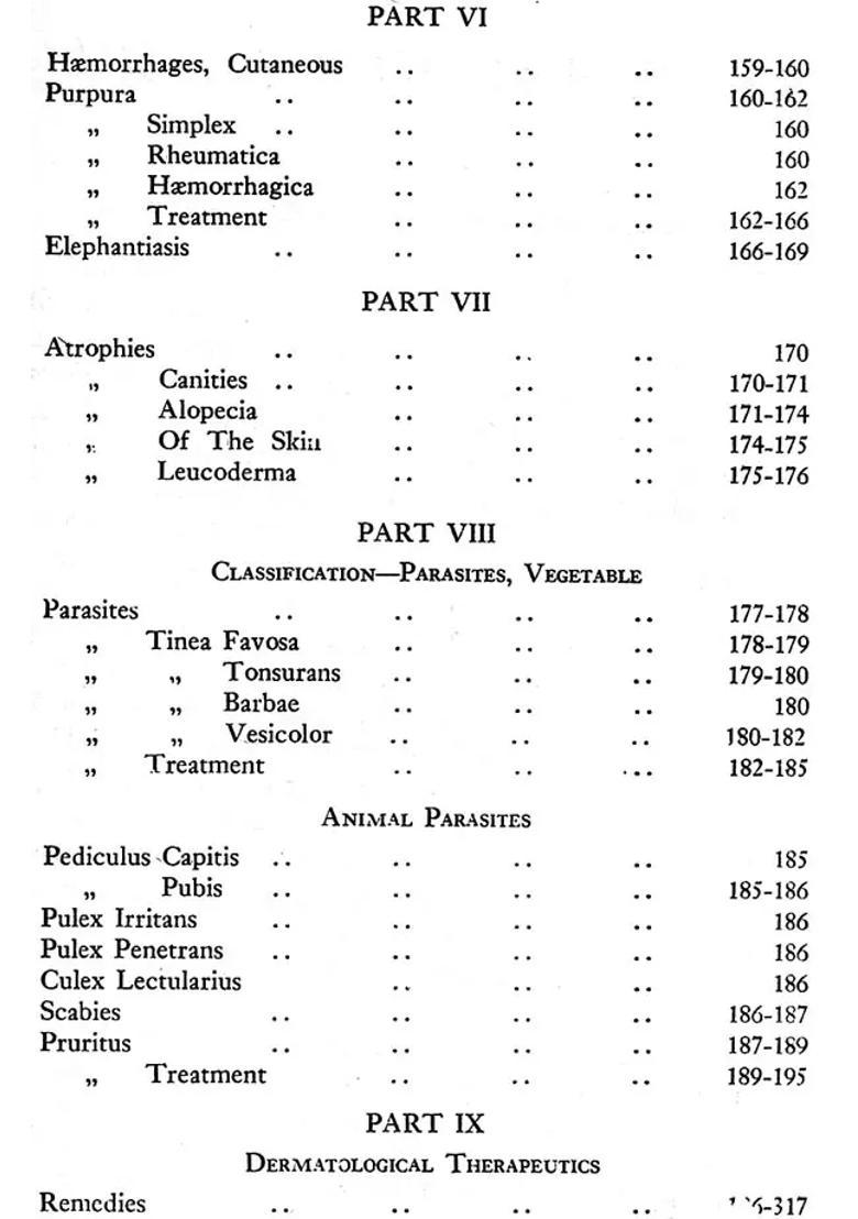 Diseases and Homoeopathy Therapeutics of the Skin - Indya
