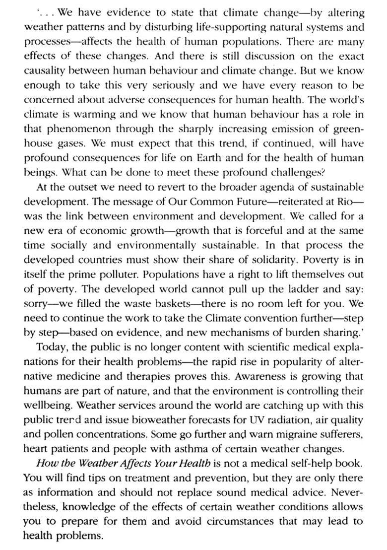 How the Weather Affects Your Health - Indya