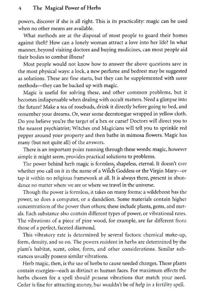 The Magical Power of Herbs - An Encyclopedia (Over 400 Herbs Described) - Indya