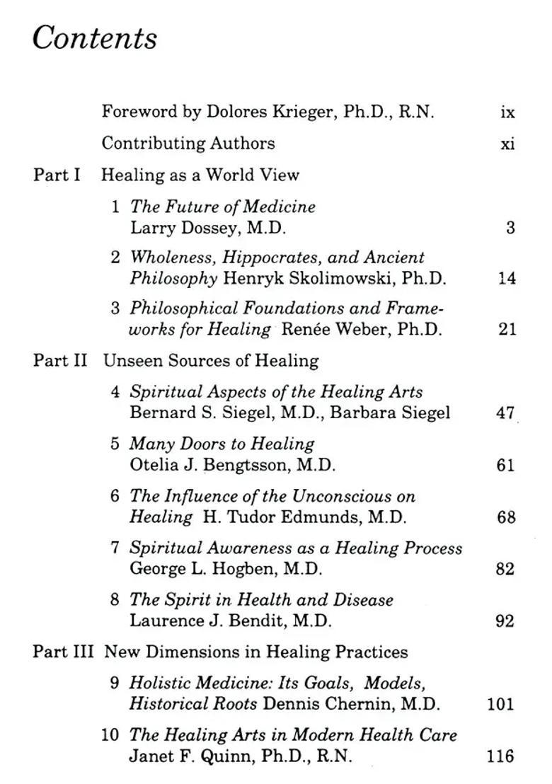 Spiritual Healing (Doctors Examine Therapeutic Touch and Other Holistic Treatments) - Indya