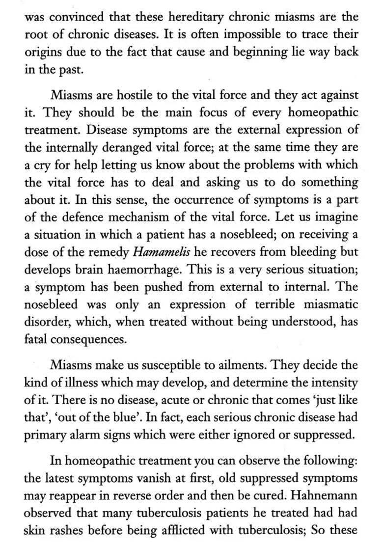 The Journey of a Disease (A Homeopathic Concept of Cure and Suppression) - Indya