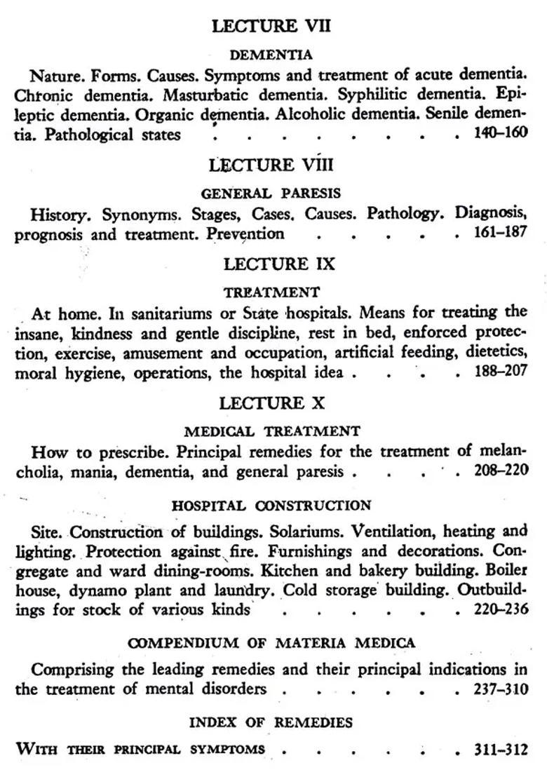 Mental Diseases and their Modern Treatment - Indya